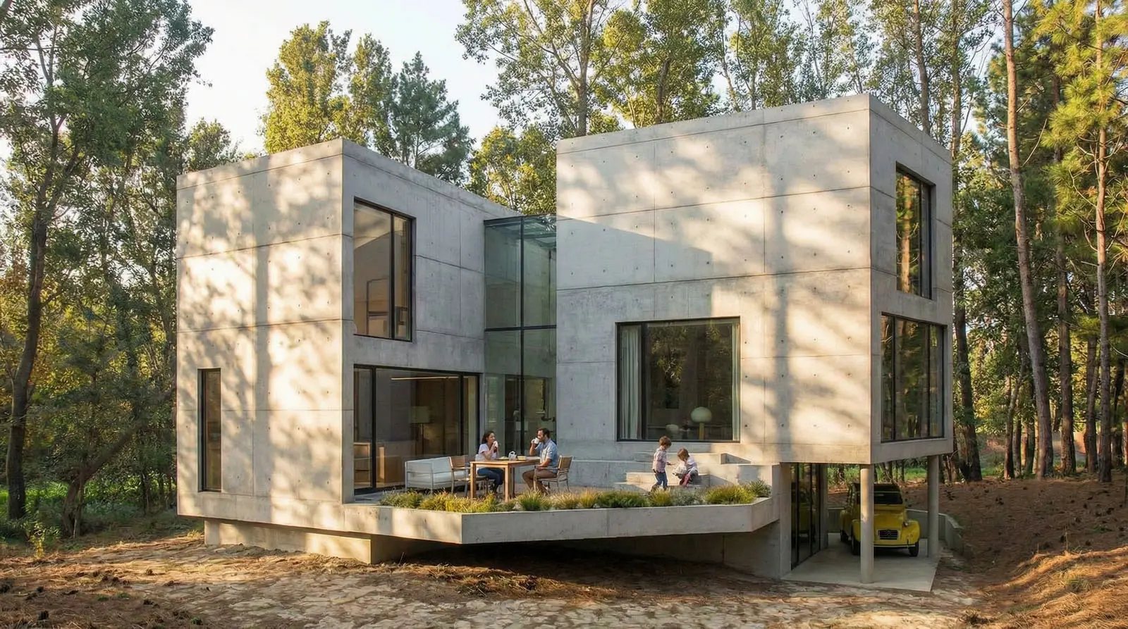 Duurzame houtbouwvilla met lage MPG-score en circulaire materiaalkeuzes voor Crailo