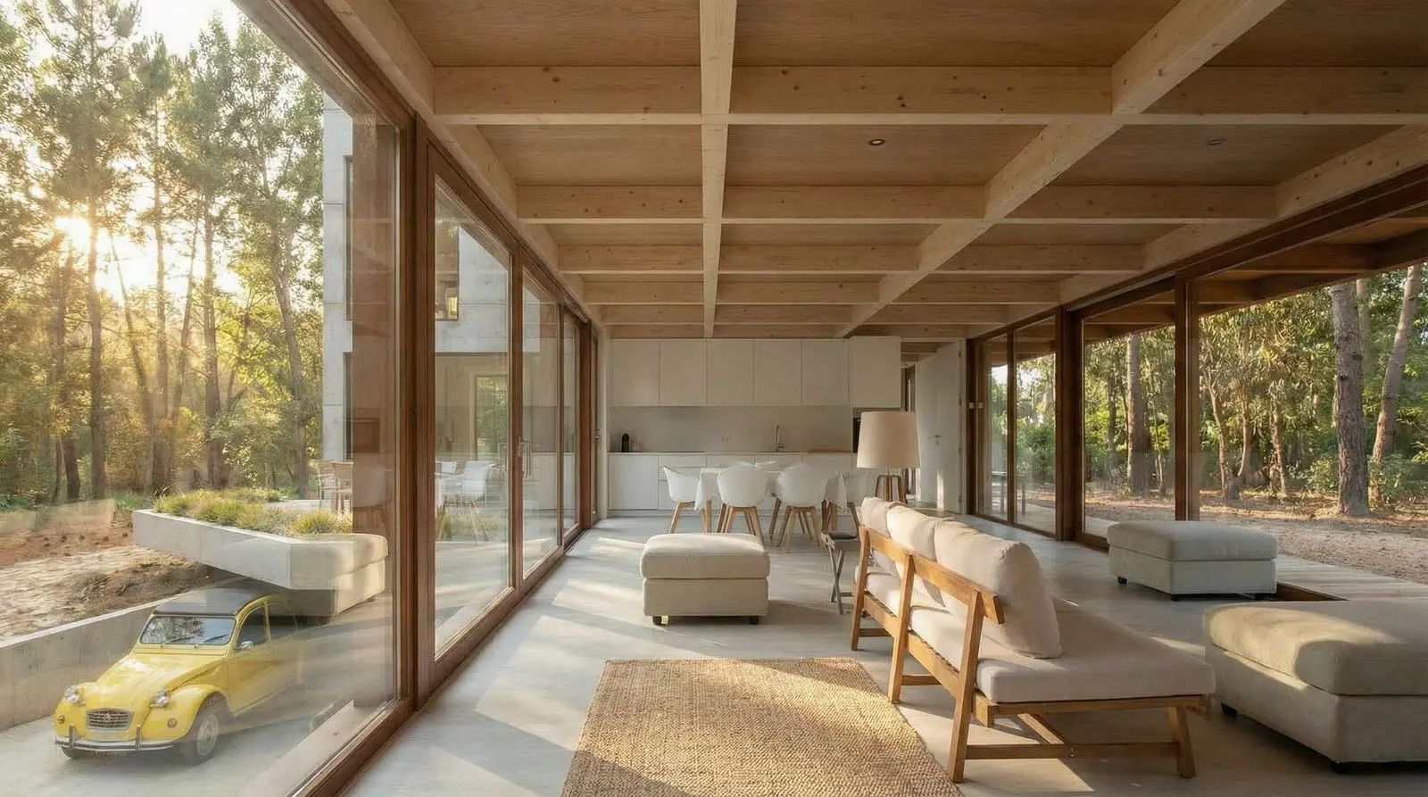 Modern villa-interieur in Bussum met focus op natuurlijke materialen