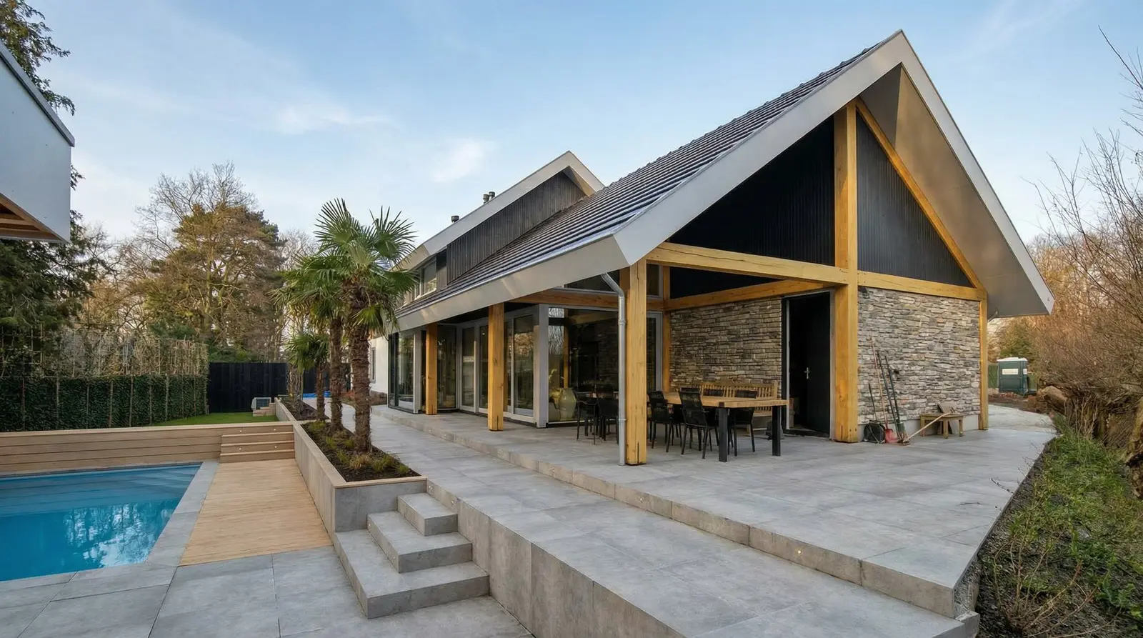 Tuin en interieur als verlengde van architectuur