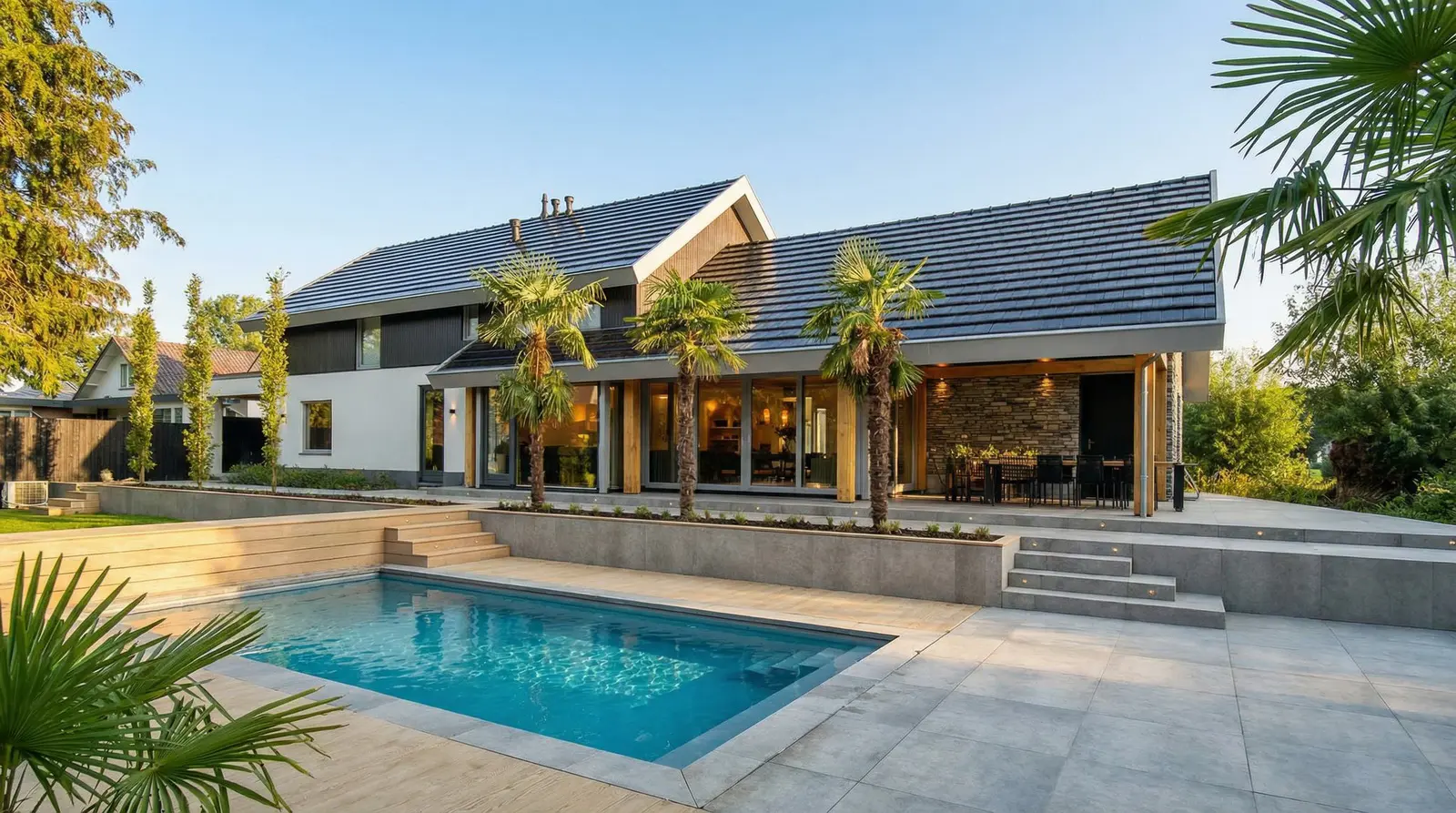 Verbouw woning Loenen aan de Vecht met nieuwe aanbouw en moderne uitstraling