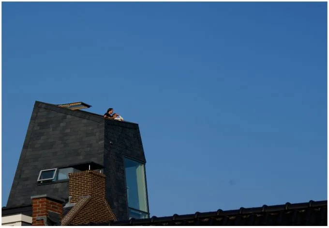 Torenwoning in Cronenburgh als combinatie van eigen woning en architectenkantoor
