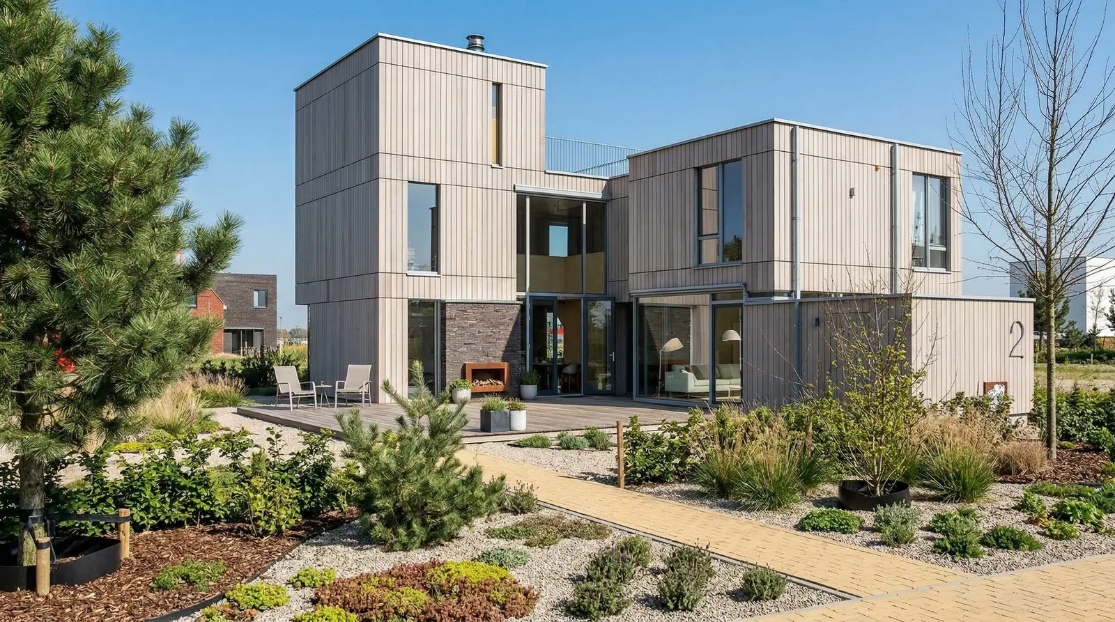 Architect Amsterdam Houten villa Rieteiland Oost