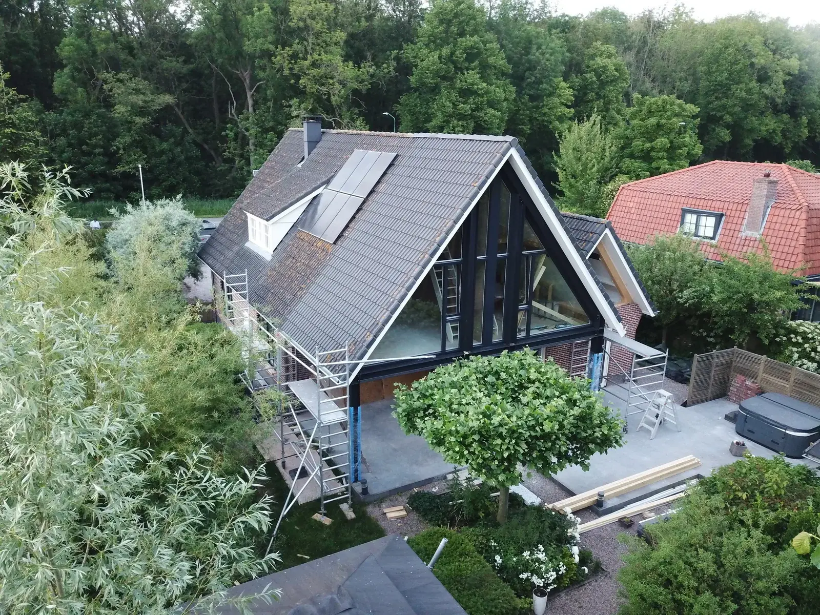 Architect Loenen aan de Vecht Kapverlenging met veranda en extra slaapkamers