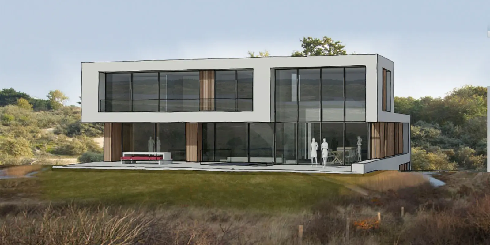 Werkwijze van schets tot oplevering