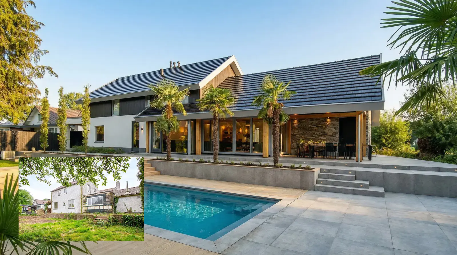 Villa transformatie en vernieuwbouw