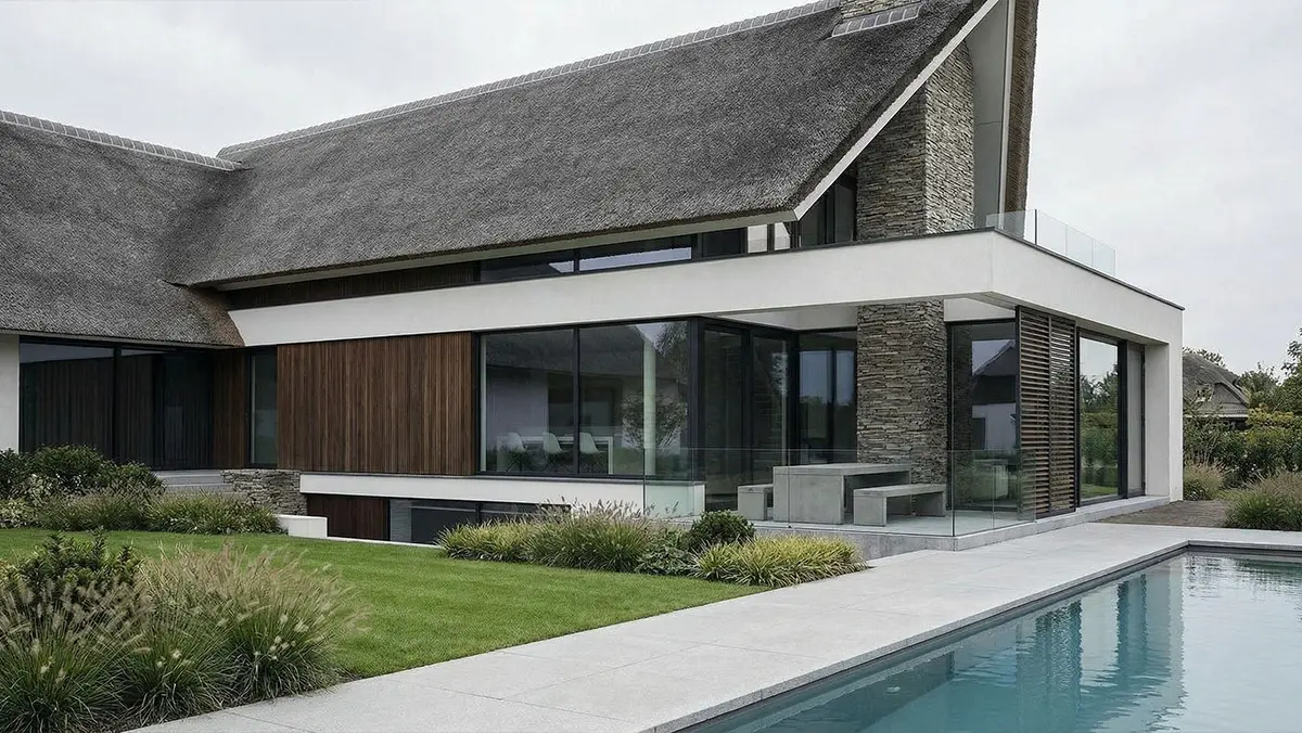 Luxe villa in Vinkeveen op veengrond met zwembad, terrassen en lange zichtlijnen