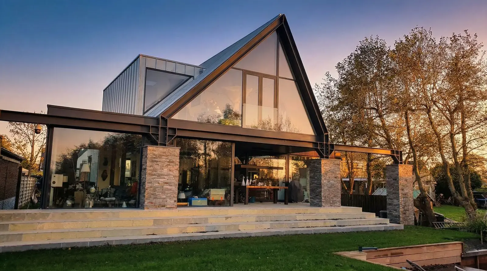 Moderne villa aan de plassen in Wijdemeren met optimaal uitzicht over het water